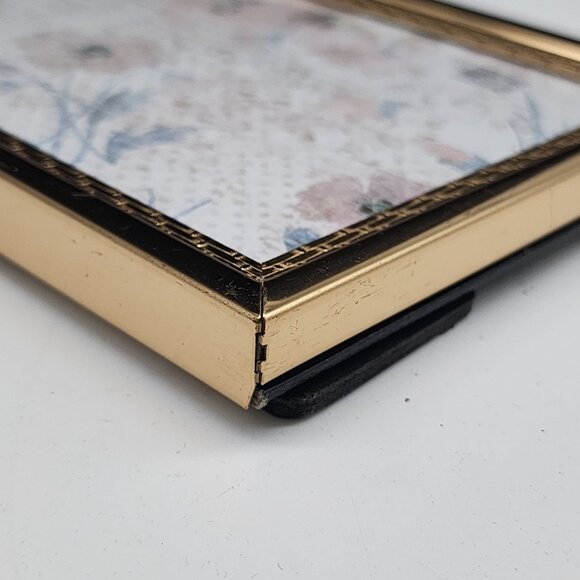 Vintage Gold Tone Brass Ornate Picture Frame Lattice Boarder 5-1/8x7-1/8 - Picture 11 of 11